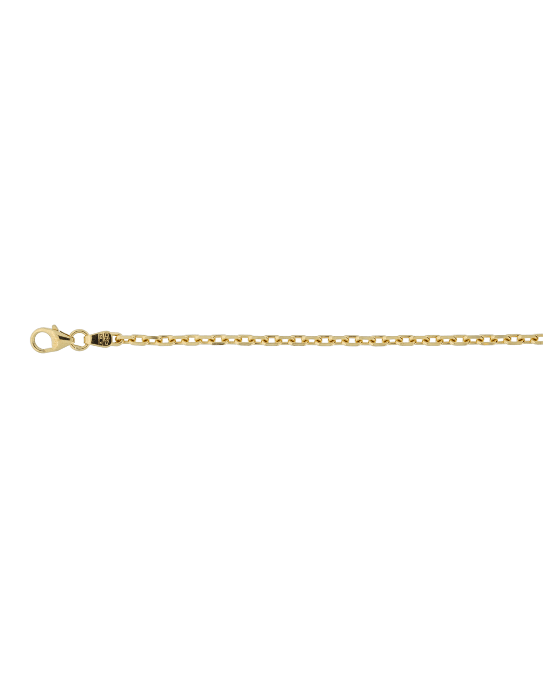 18CT Y/G GREEK DSG 2.60mm/60cm